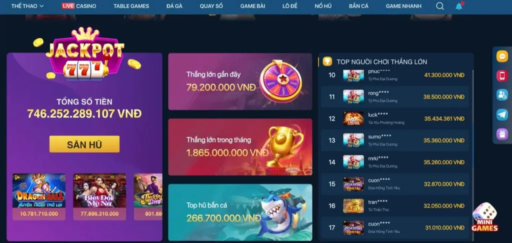 Ưu Đãi Đặc Biệt Cho Nổ Hũ & Bắn Cá